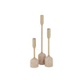 Vesta Set Of 3 Tapered Candle Holder
