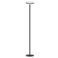 Torchier Floor Lamp, Satin Nickel Finish